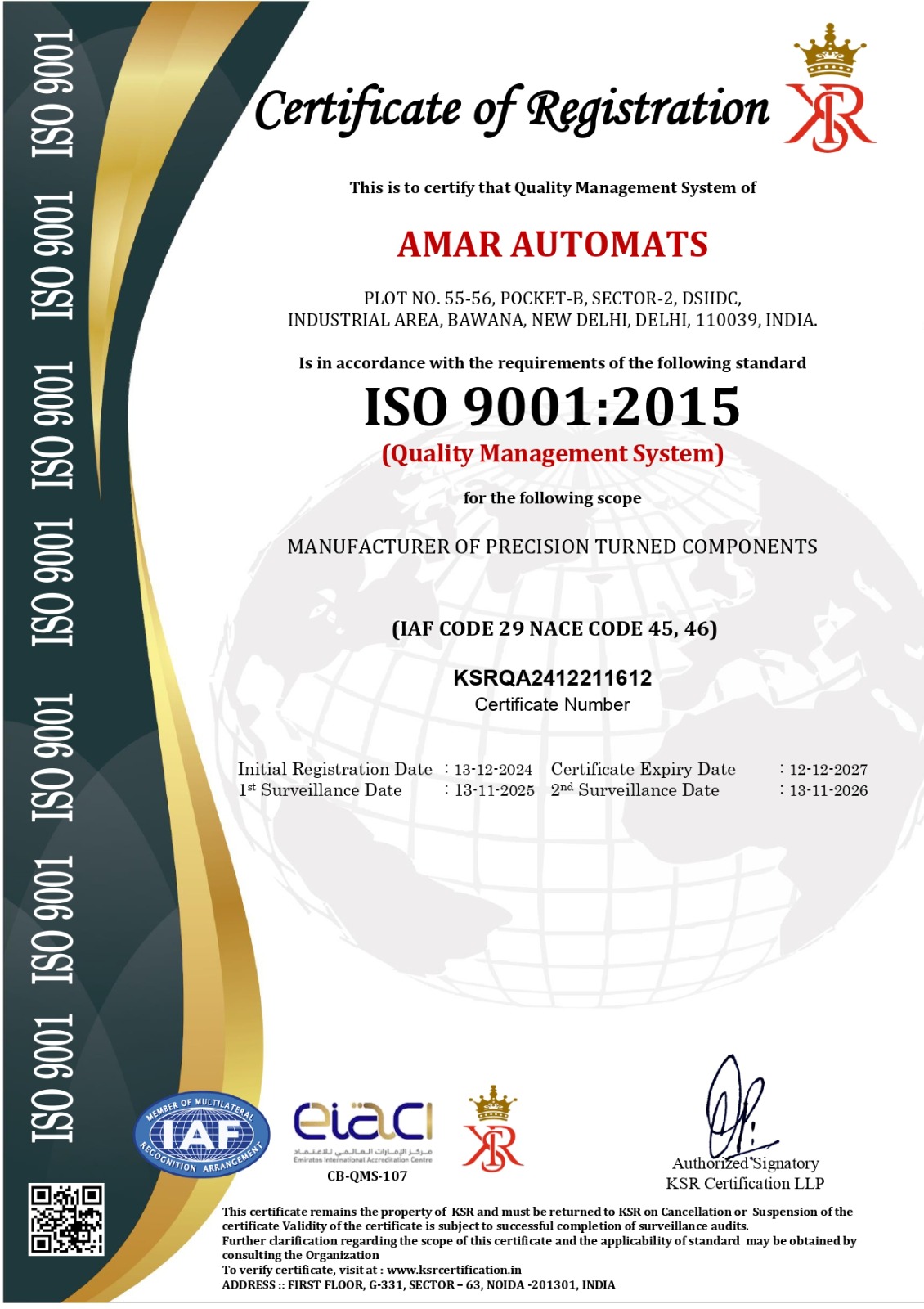 Certificate 1